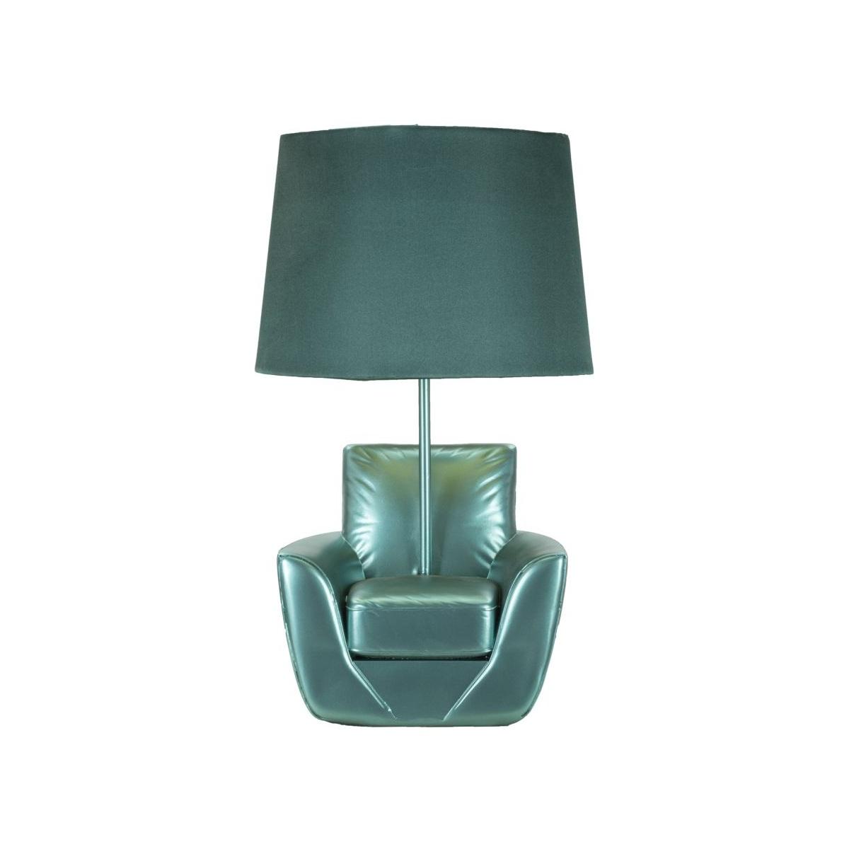 Lampada Tavolo Midcentury Turchese cm.Ã?26x43 | Mauro Ferretti