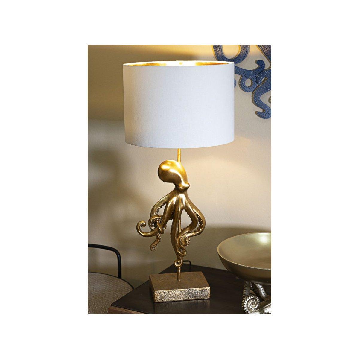 Lampada Tavolo Octopus Gold cm.Ã?30,5x64,5 | Mauro Ferretti