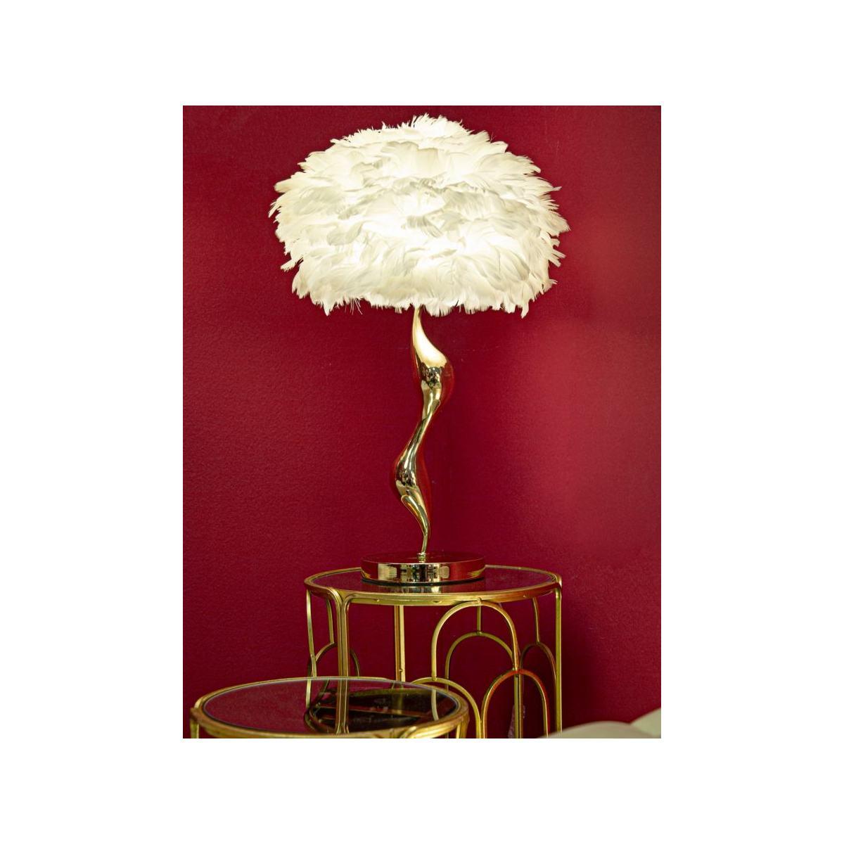 Lampada da Tavolo Slim Bianca cm.Ã?40x63 | Mauro Ferretti