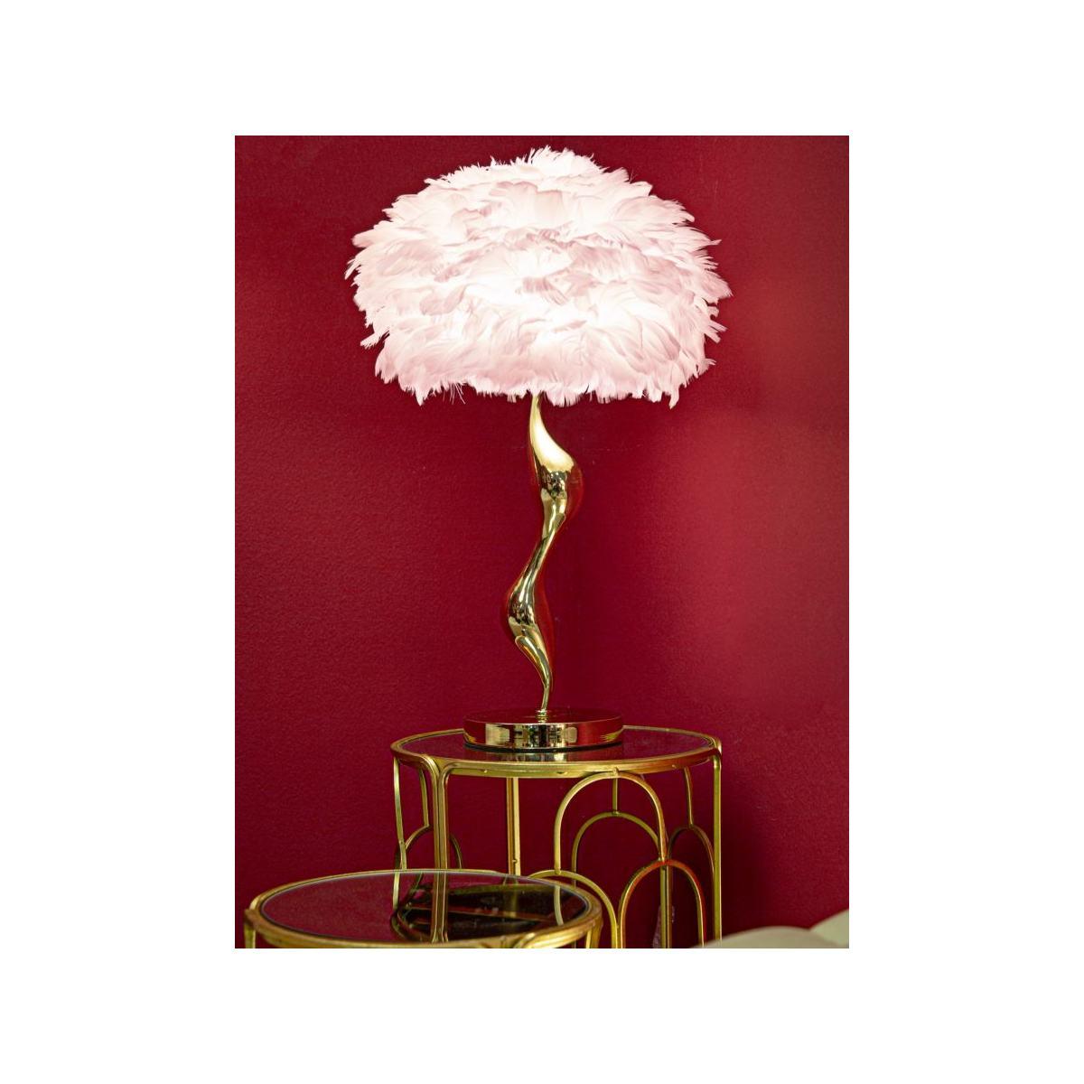 Lampada Tavolo Slim Rosa cm.Ã?40x63 | Mauro Ferretti