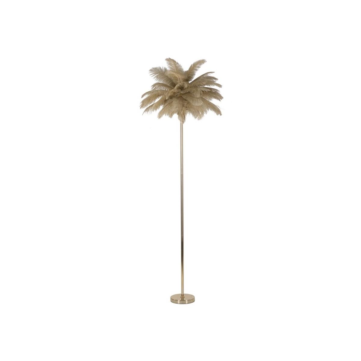 Lampada da Terra Palm Cammello cm.Ã˜55x160 | Mauro Ferretti
