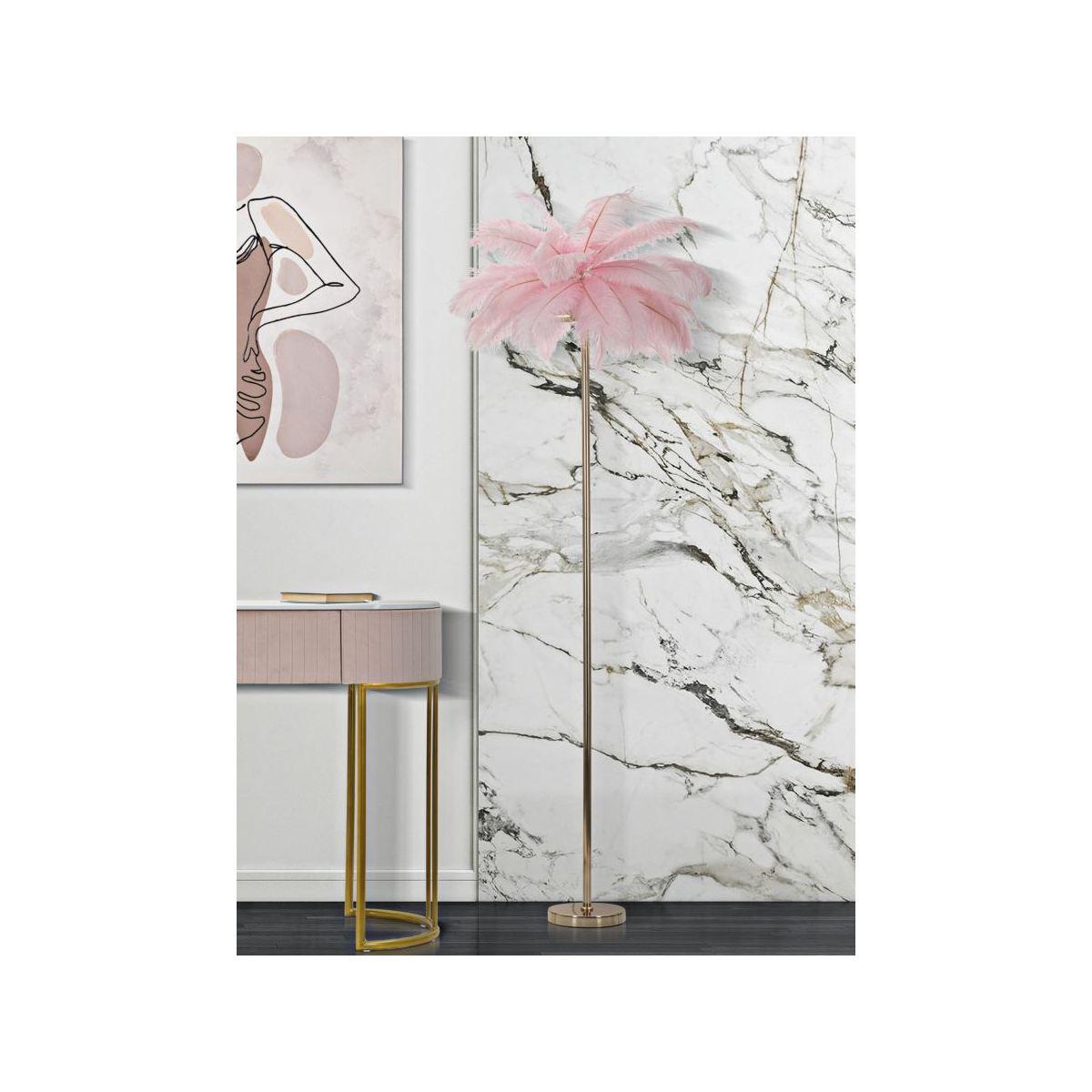 Lampada Terra Palm Rosa cm.Ã?55x160 | Mauro Ferretti