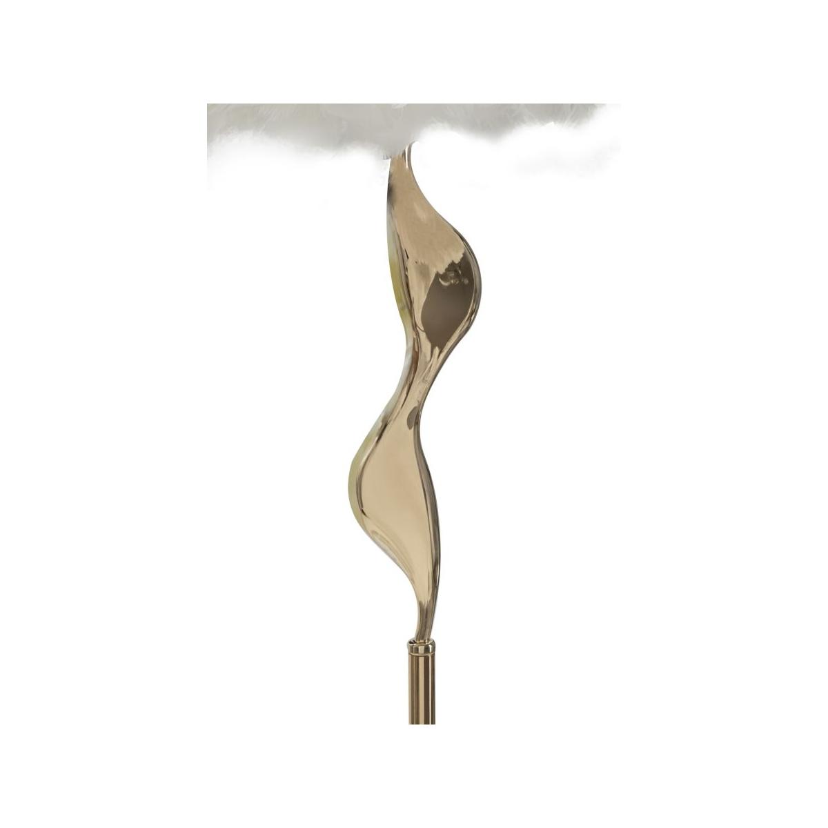 Lampada Da Terra Slim Bianca cm.Ø50x165 |Mauro Ferretti