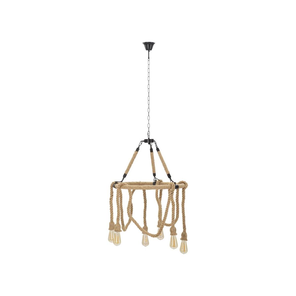 Lampadario Rope Circle cm.Ã?64x90 | Mauro Ferretti