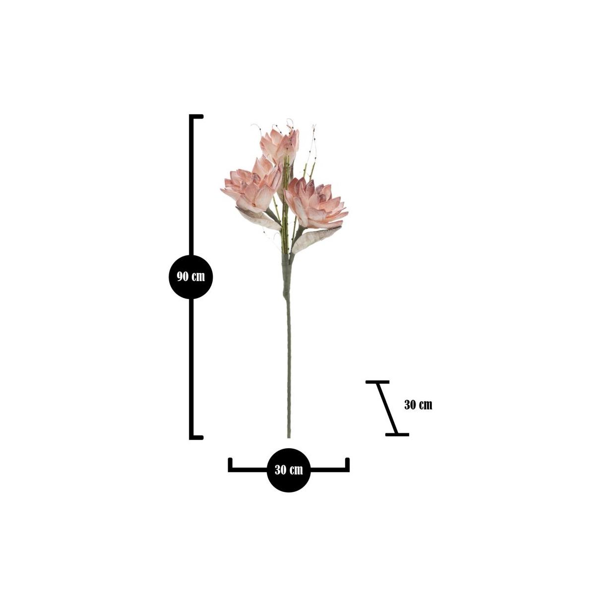 Fiore Magnolia x3 Arancio cm.Ã?30x90 | Mauro Ferretti