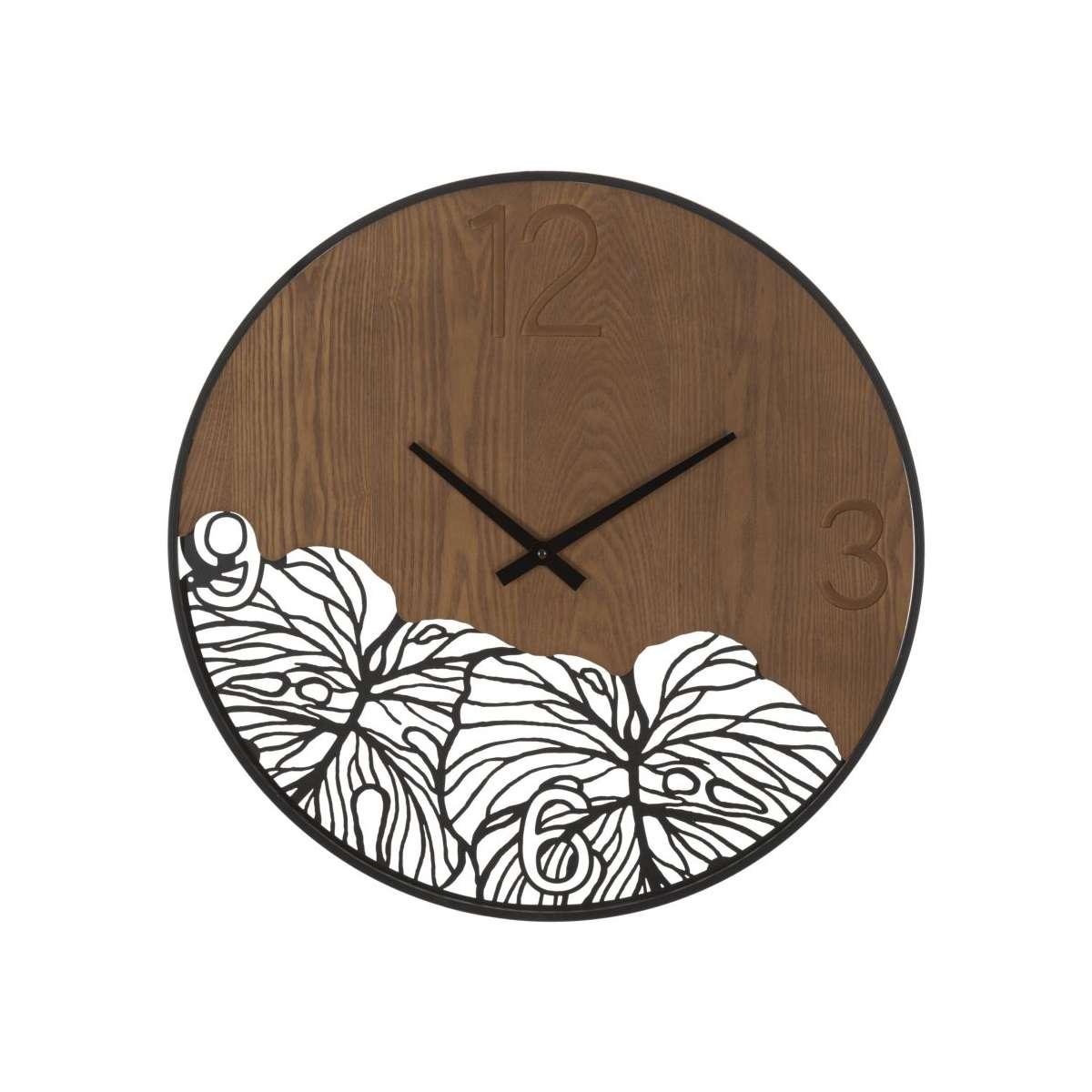 Orologio Muro Wood/Leaf cm.Ø60x2 |Mauro Ferretti