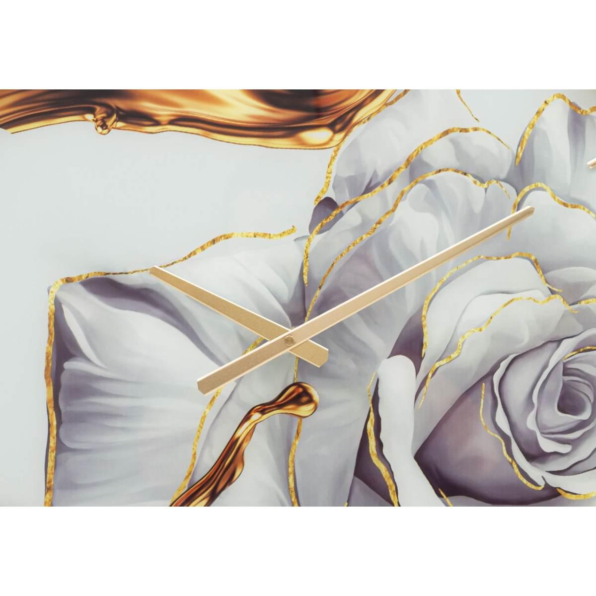 Orologio Muro Glass Rose cm.Ø60x5 |Mauro Ferretti