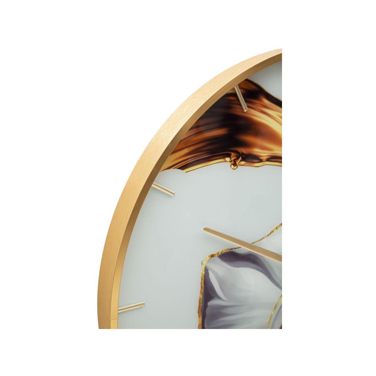 Orologio Muro Glass Rose cm.Ø60x5 |Mauro Ferretti