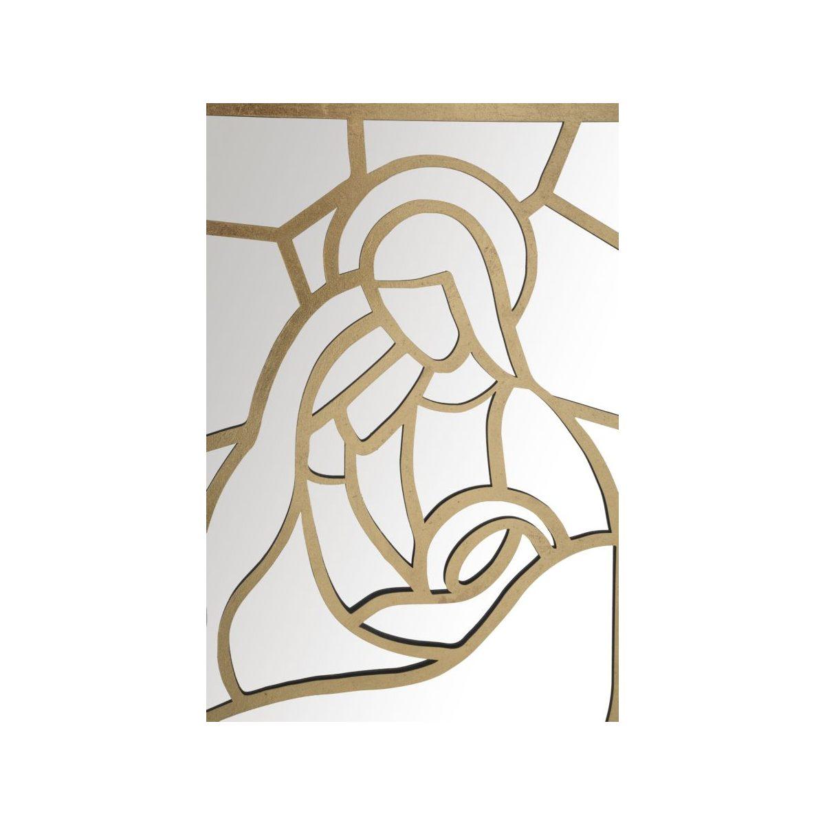 Pannello Nativity Gold Rett. cm.120x2x66