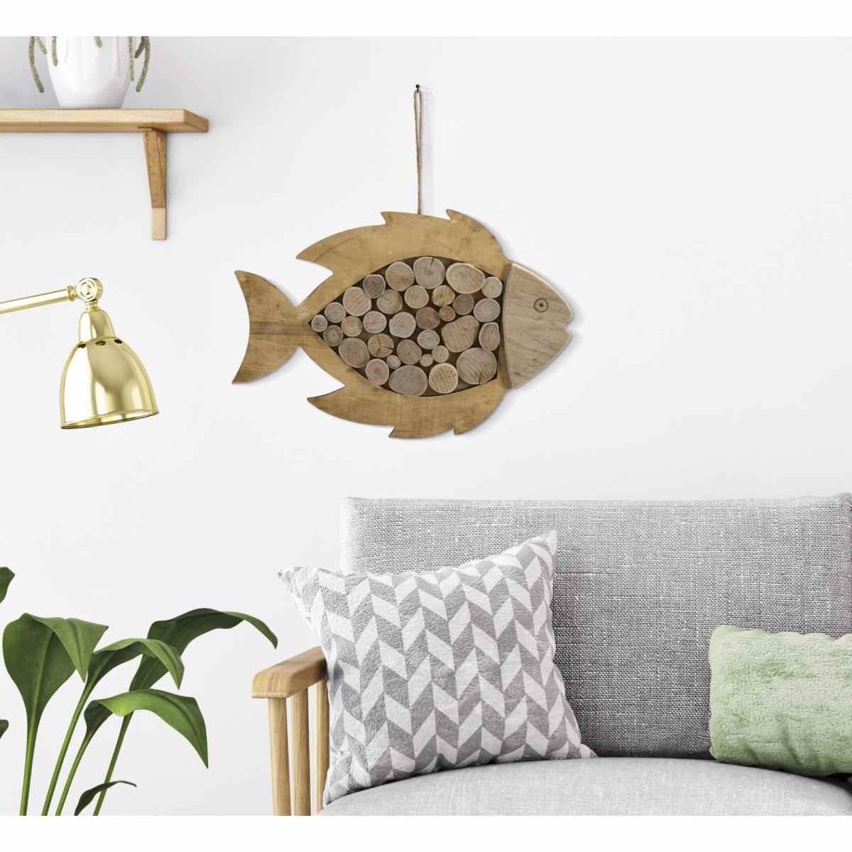 Pesce Da Appendere Nature cm.42,5x2x28,5 |Mauro Ferretti