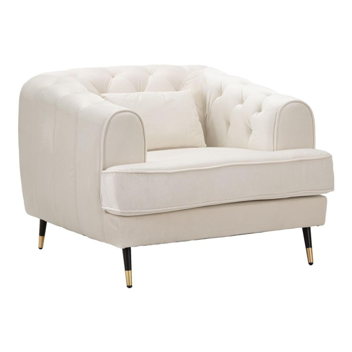 Poltrona Praga Crema cm.93x86x71 |Mauro Ferretti