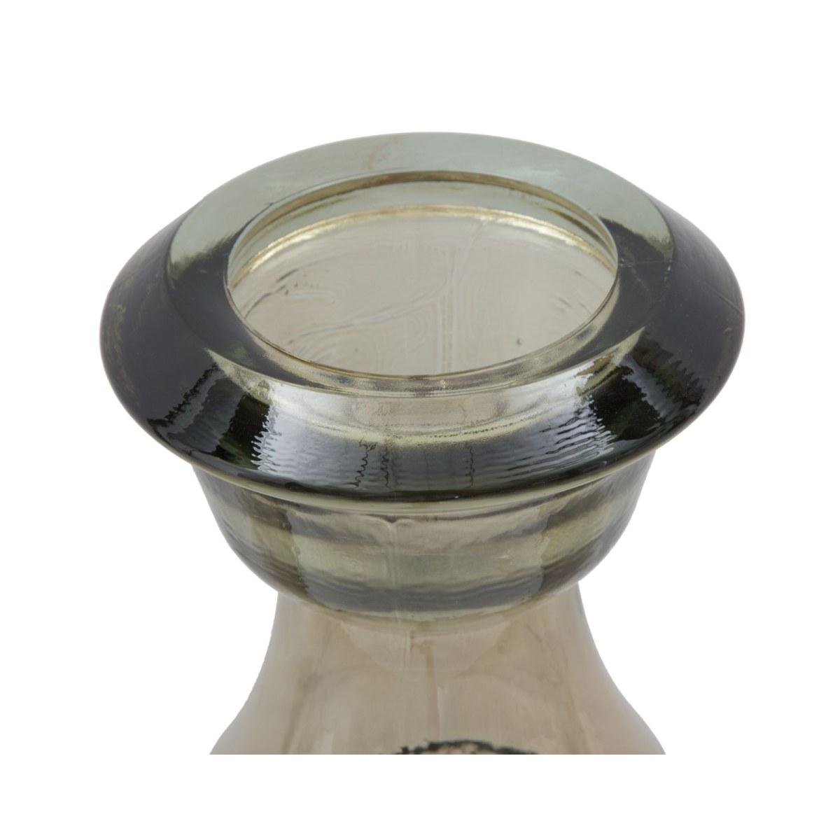 Portacandela Vetro Riciclato cm.Ã?22x75 Made In Spain | Mauro Ferretti