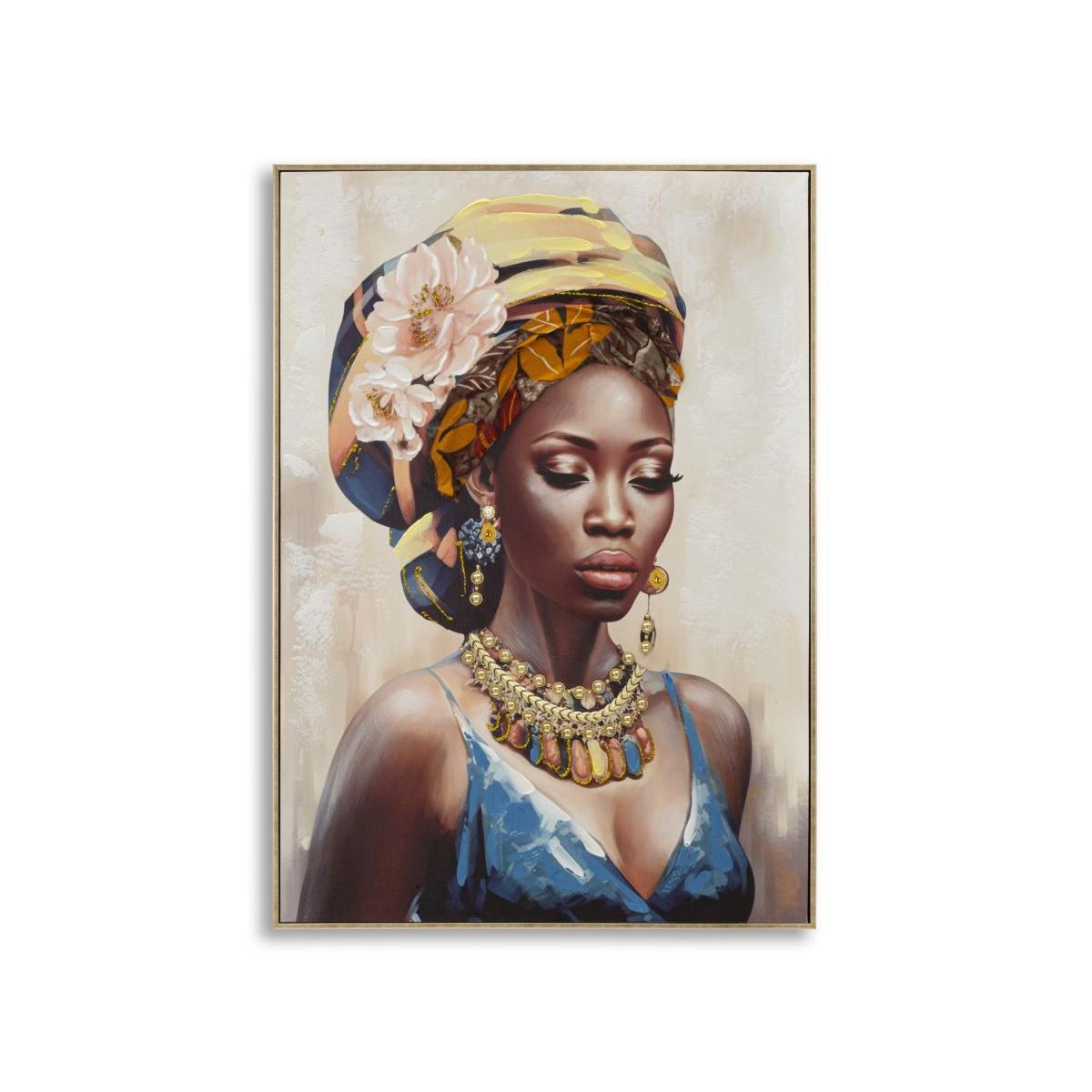 Quadro Dipinto Tela con Cornice Ayda mod.A cm.72x4,5x102 | Mauro Ferretti