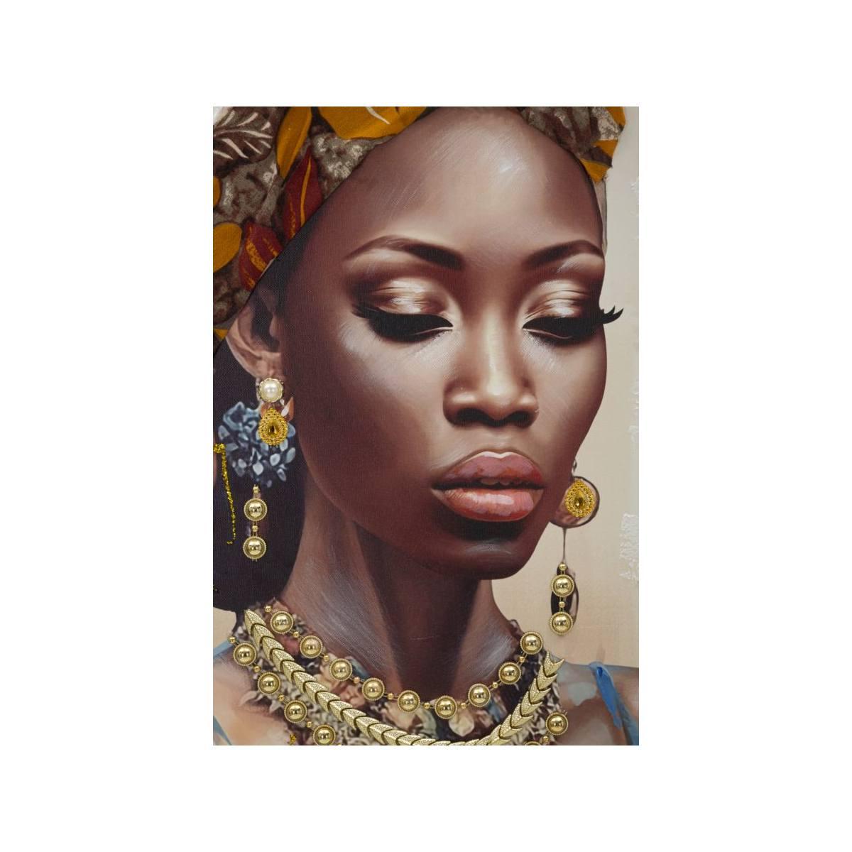 Quadro Dipinto Tela con Cornice Ayda mod.A cm.72x4,5x102 | Mauro Ferretti