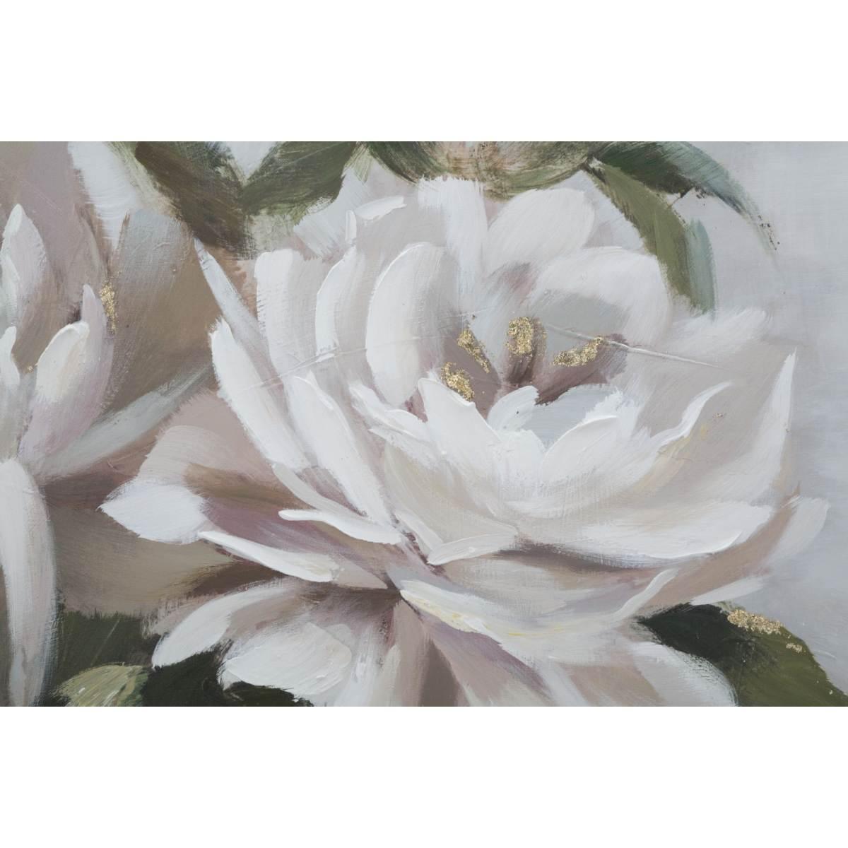 Quadro Dipinto Tela Flower&Leaf cm.80x3,7x100 |Mauro Ferretti