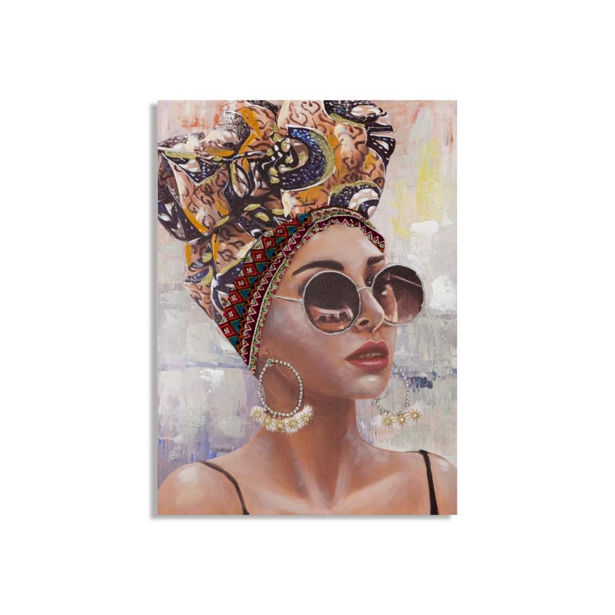 Quadro Dipinto Tela Jennifer mod.A cm.70x3x100 | Mauro Ferretti