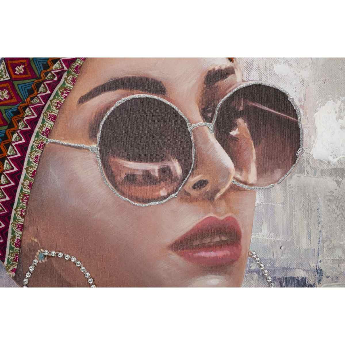 Quadro Dipinto Tela Jennifer mod.A cm.70x3x100 | Mauro Ferretti