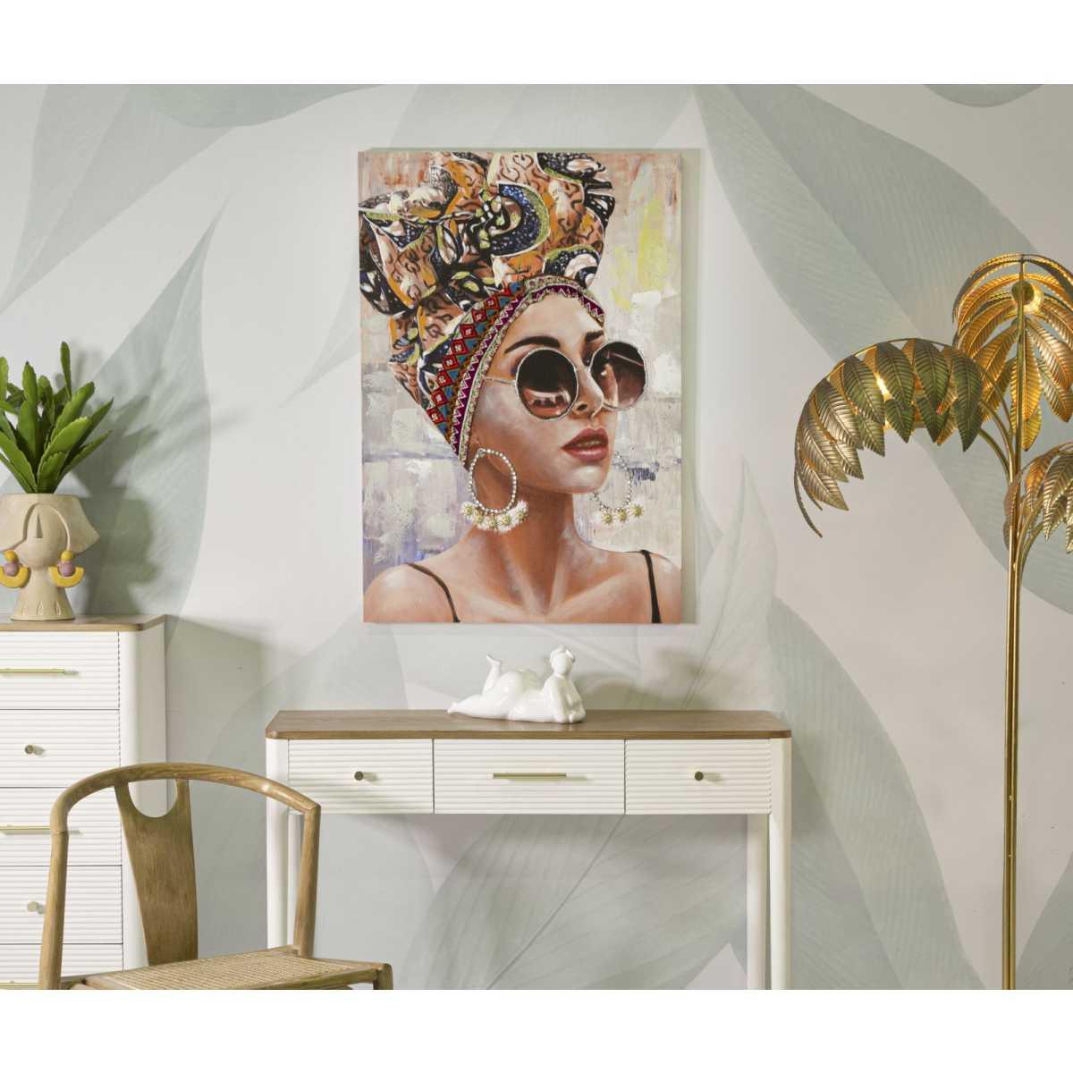 Quadro Dipinto Tela Jennifer mod.A cm.70x3x100 | Mauro Ferretti