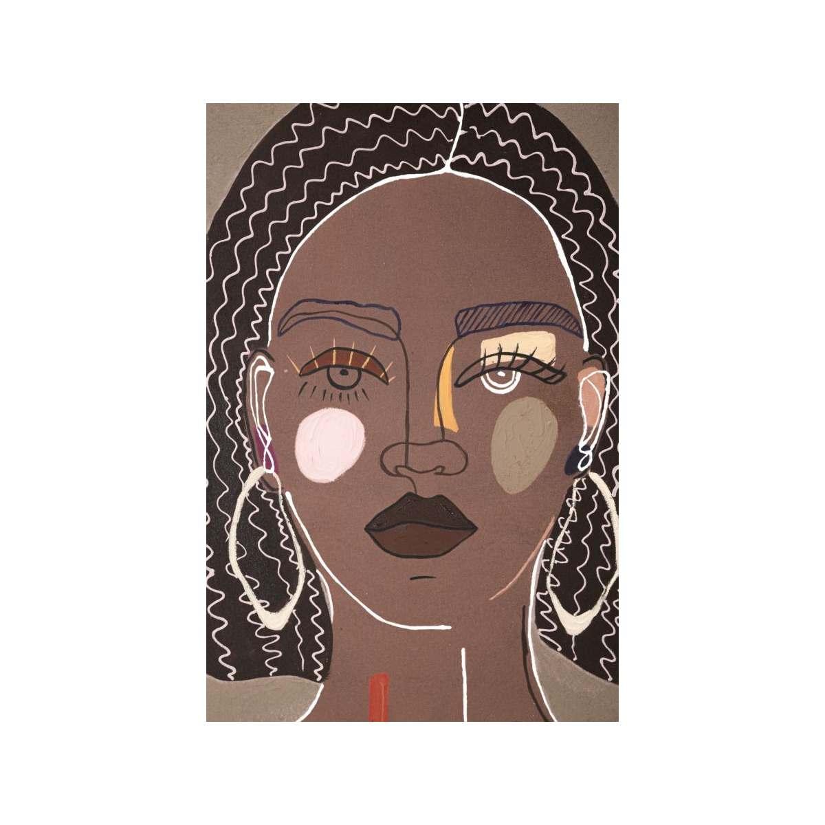 Quadro Dipinto Tela Tribal mod.B cm.80x2,8x100 | Mauro Ferretti