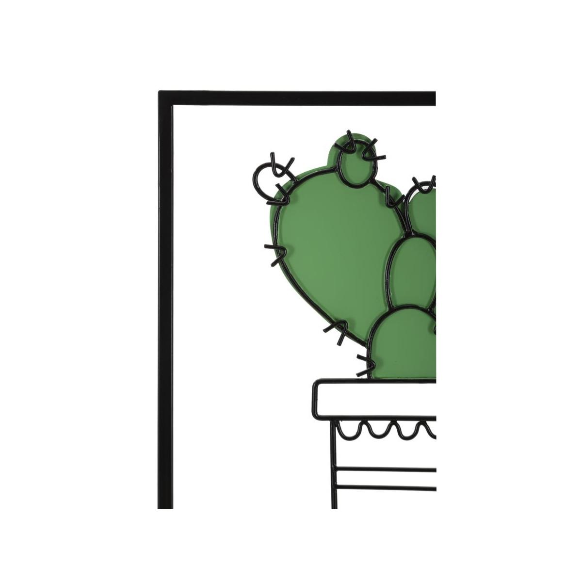 Quadro Pannello Da Muro Cactus Set pz.3 cm.33x1,3x46,5 cm.33x1,3x33 |Mauro Ferretti