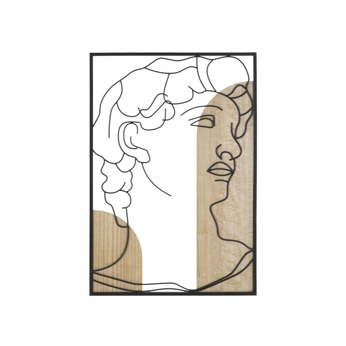 Quadro Pannello Da Muro David mod.B cm.55x2x80 | Mauro Ferretti