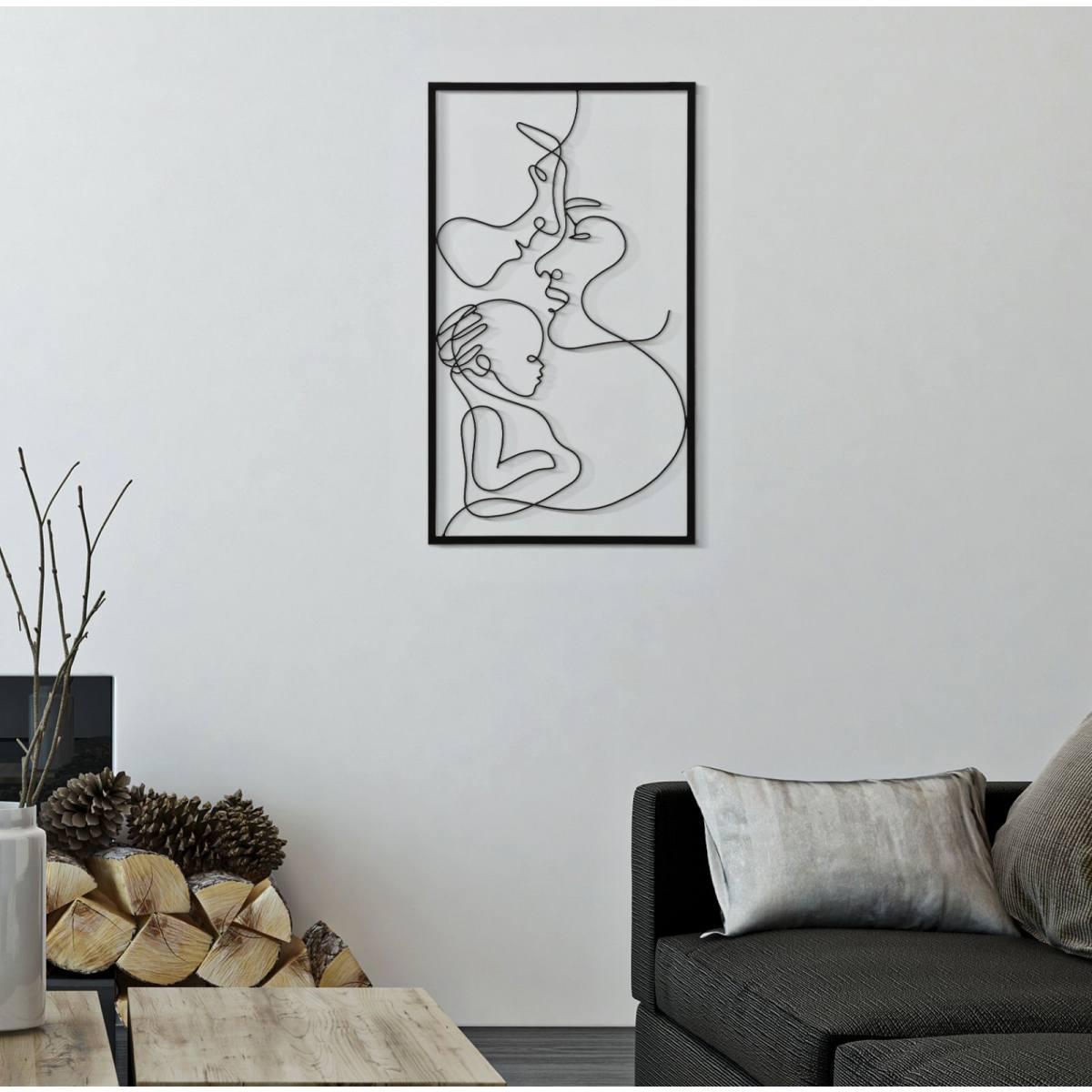 Quadro Pannello Da Muro Family cm.40x1,3x70 |Mauro Ferretti