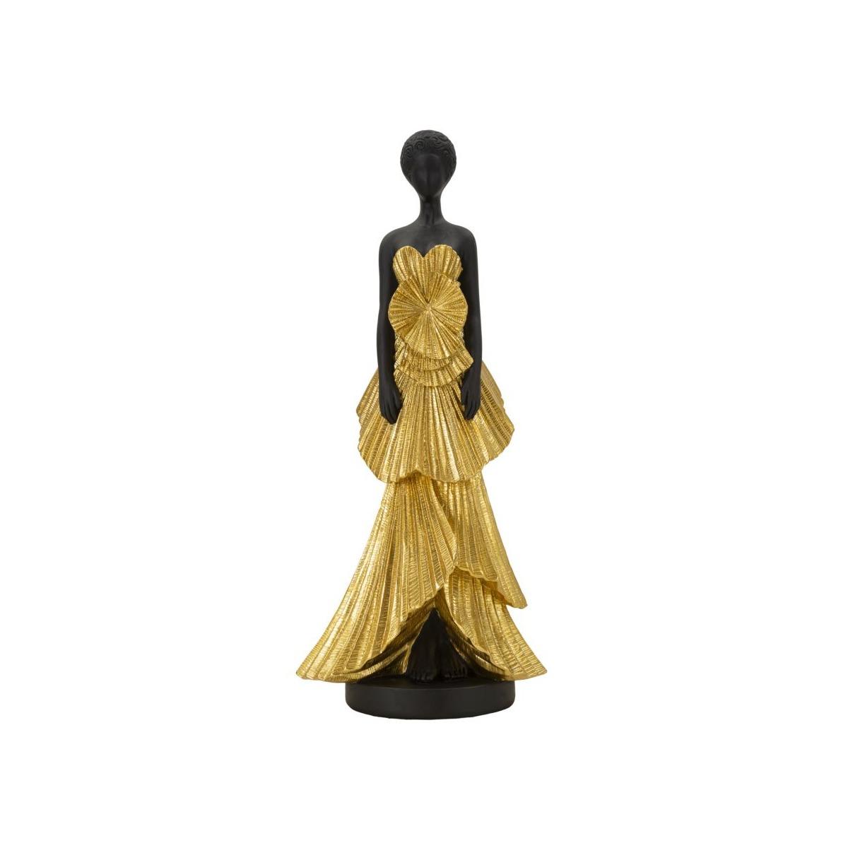Scultura Donnina Fashion Gold cm.14,5x10x33 | Mauro Ferretti