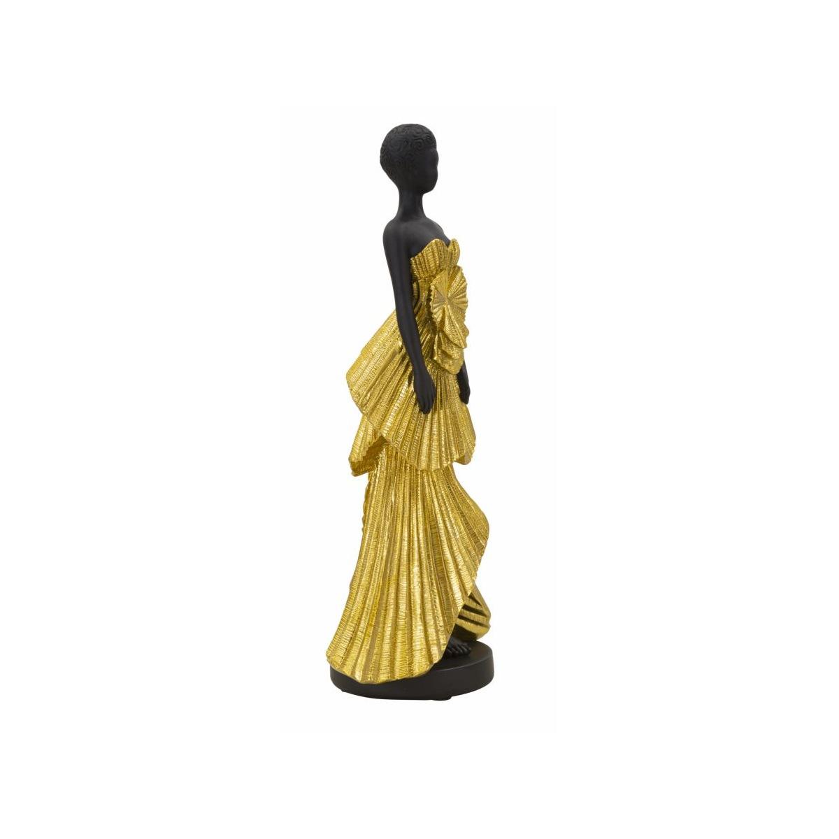 Scultura Donnina Fashion Gold cm.14,5x10x33 | Mauro Ferretti