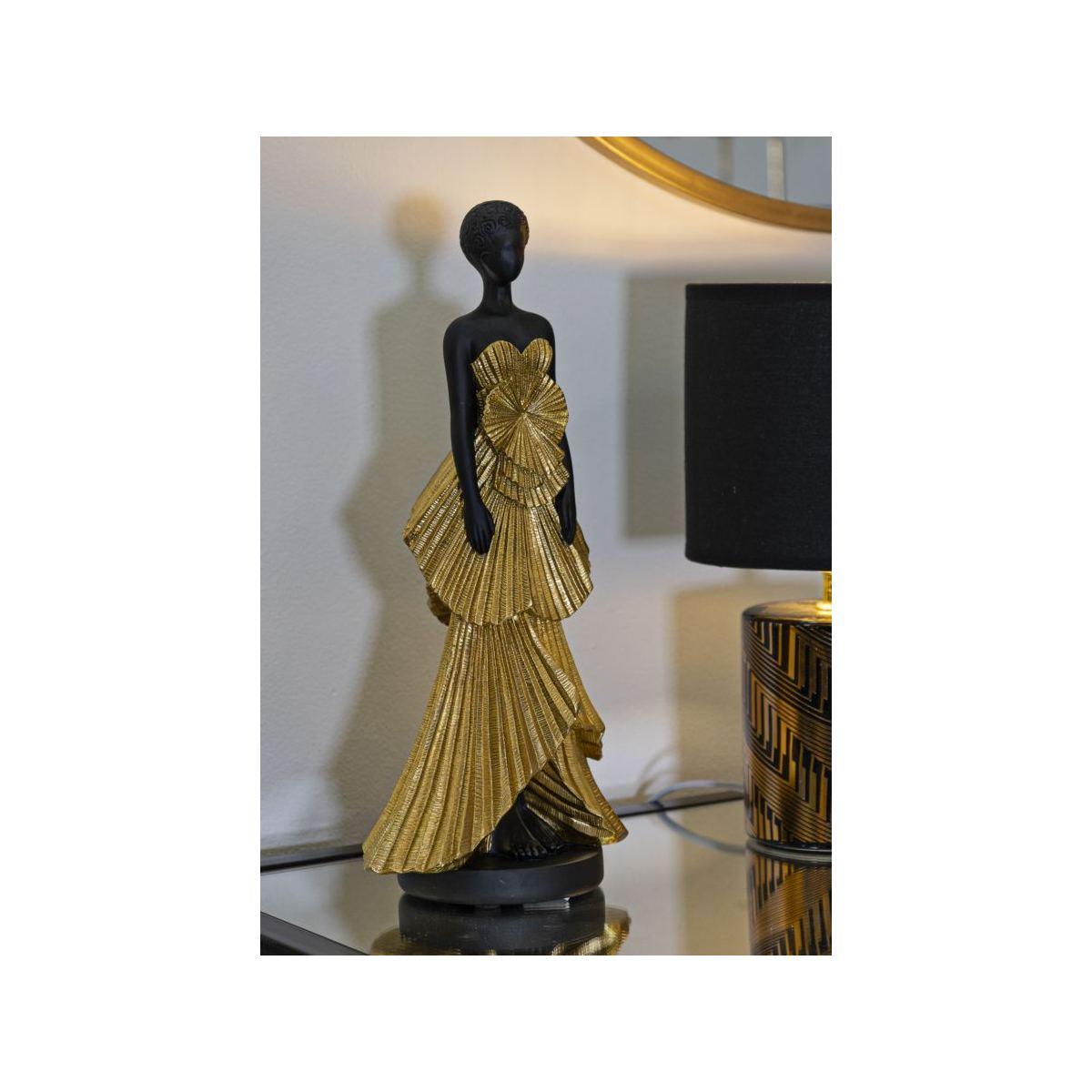 Scultura Donnina Fashion Gold cm.14,5x10x33 | Mauro Ferretti