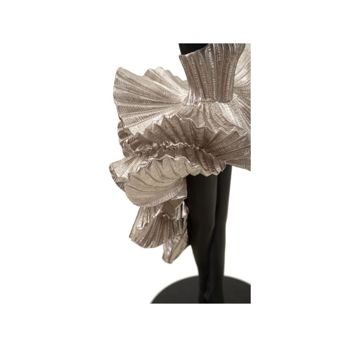 Scultura Donnina Fashion Silver mod.A cm.17x14x43 | Mauro Ferretti