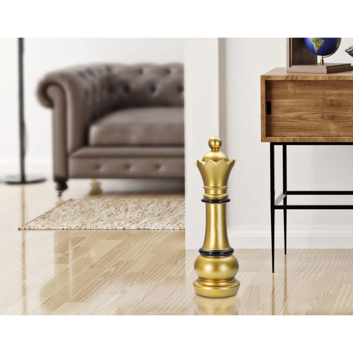 Scultura Regina Oro E Nero cm.Ã?15x50 | Mauro Ferretti