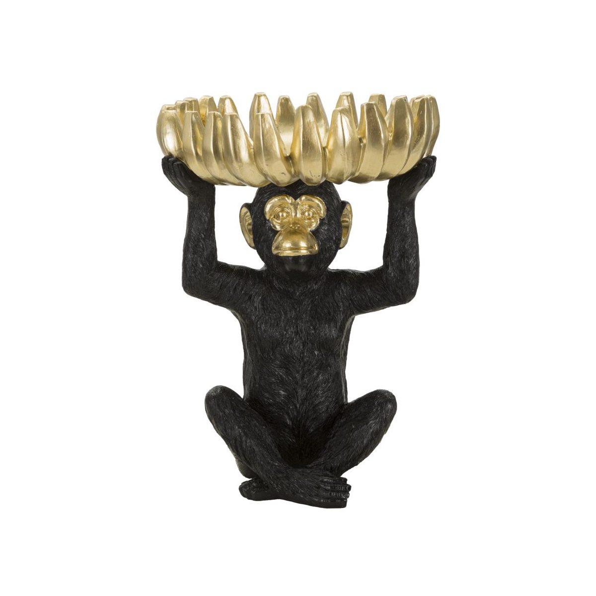 Scultura Scimmia Svuota Tasche Banane cm.Ø23x31,5 |Mauro Ferretti