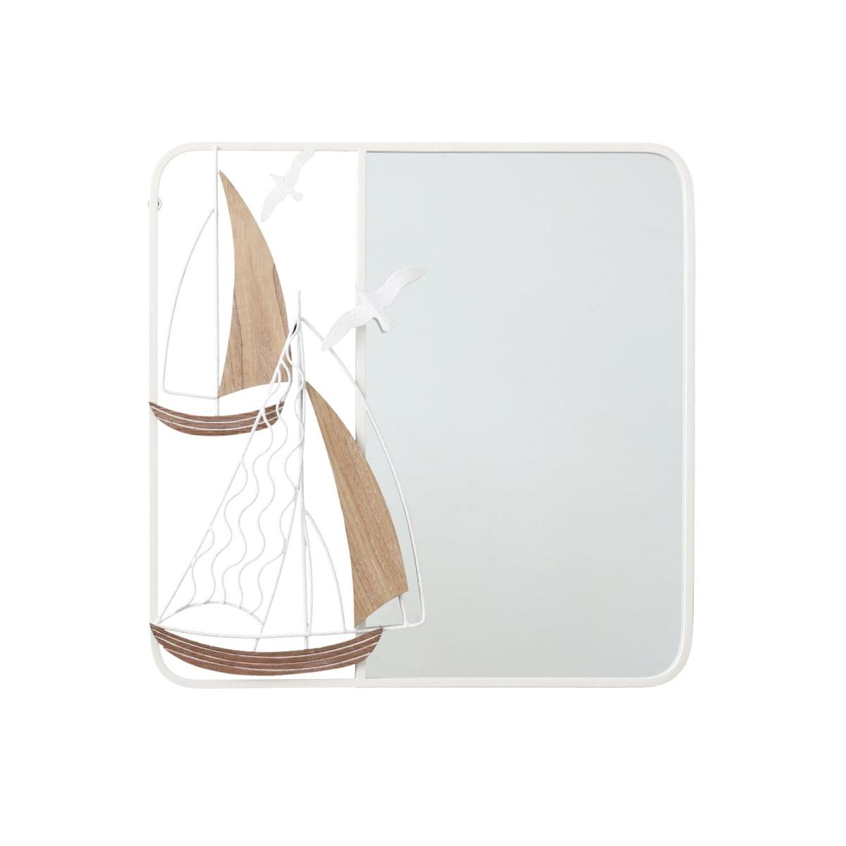 Specchio Da Muro Adriatic cm.60x4,4x60 Misura Specchio cm.35,5x58 |Mauro Ferretti