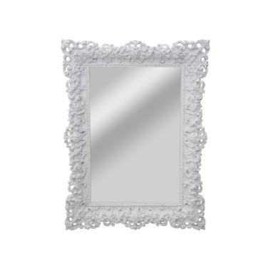 Specchio Versailles Bianco cm.90x9,5x120 Specchio cm.60x90
