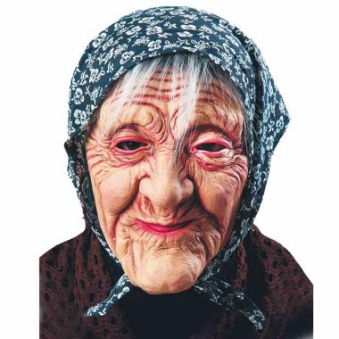 Maschera Viso Lattice Befana con Fazzoletto |Carnival Toys