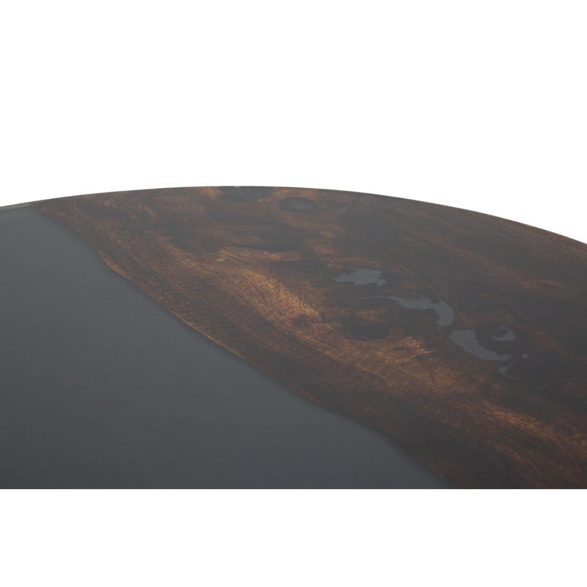 Tavolo Da Caffe' Mustang Rot. cm.Ã?50x45 Legno Di Acacia Nilotica | Mauro Ferretti