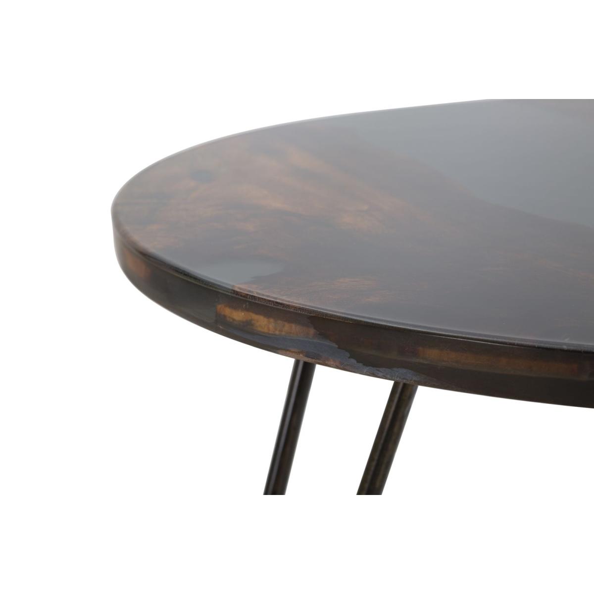 Tavolo Da Caffe' Mustang Rot. cm.Ã?50x45 Legno Di Acacia Nilotica | Mauro Ferretti