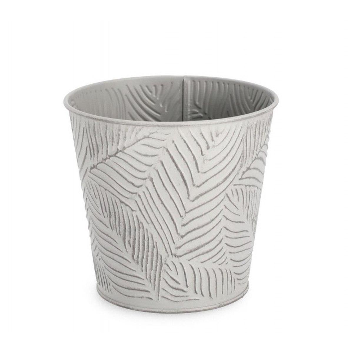 Vaso Benji Tondo Grigio Chiaro L | Bizzotto