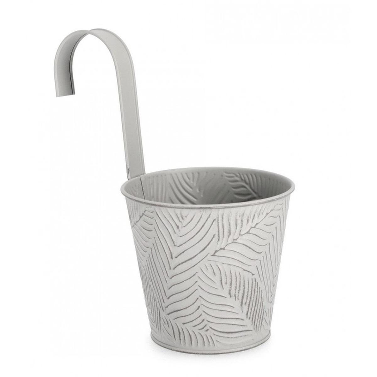 Vaso Benji To Grigio Chiaro con Gancio | Bizzotto