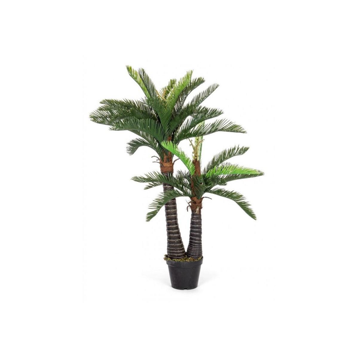 Pianta Palma con Vaso 36 Foglie  2Tr cm.H150 | Bizzotto