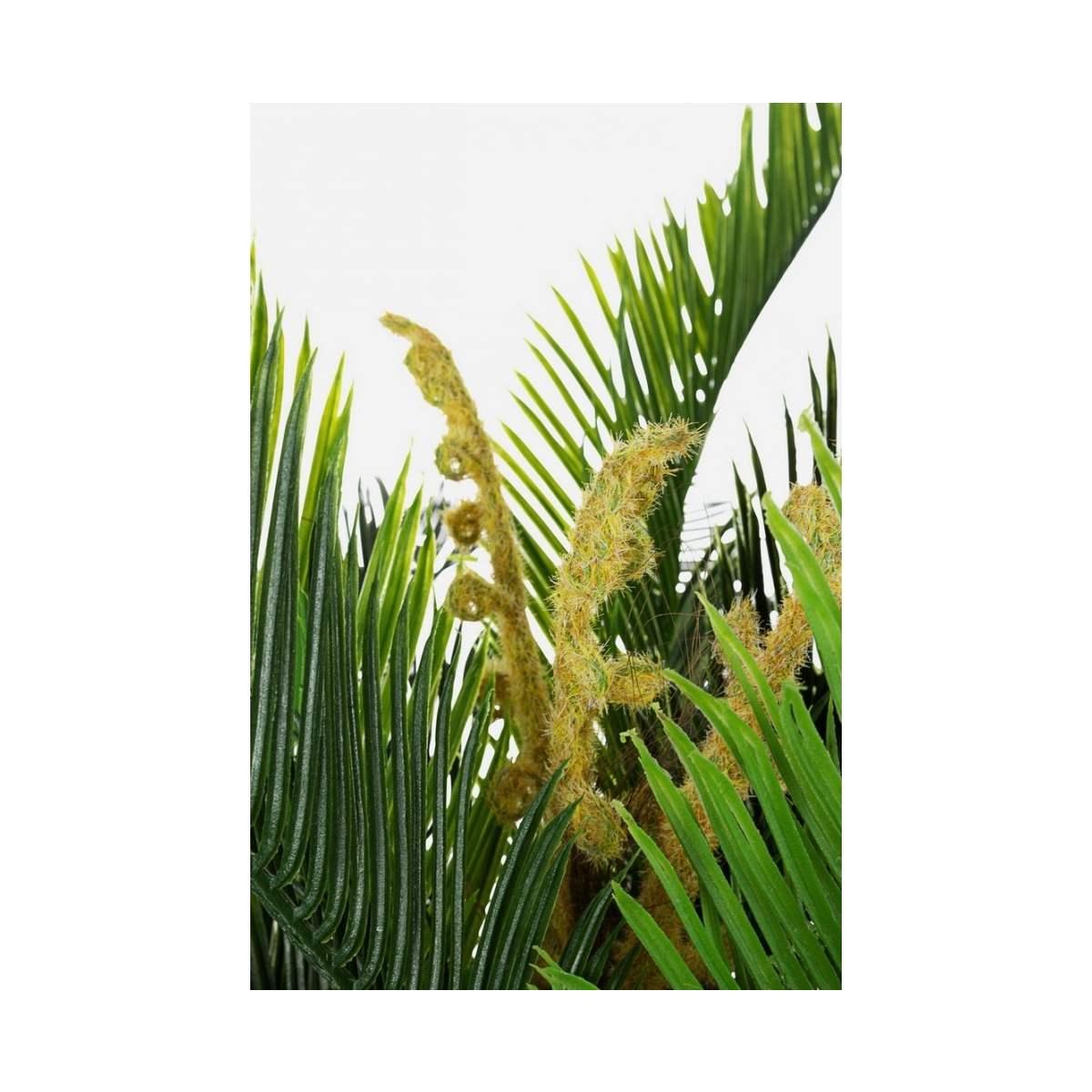 Pianta Palma con Vaso 36 Foglie  2Tr cm.H150 | Bizzotto