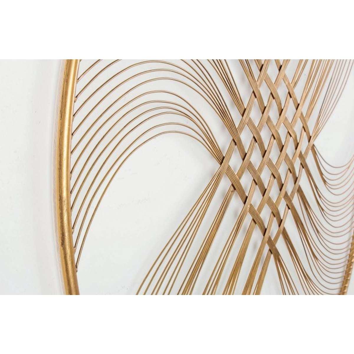 Decorazione Parete Zaira Oro cm.Ã?90 | Bizzotto