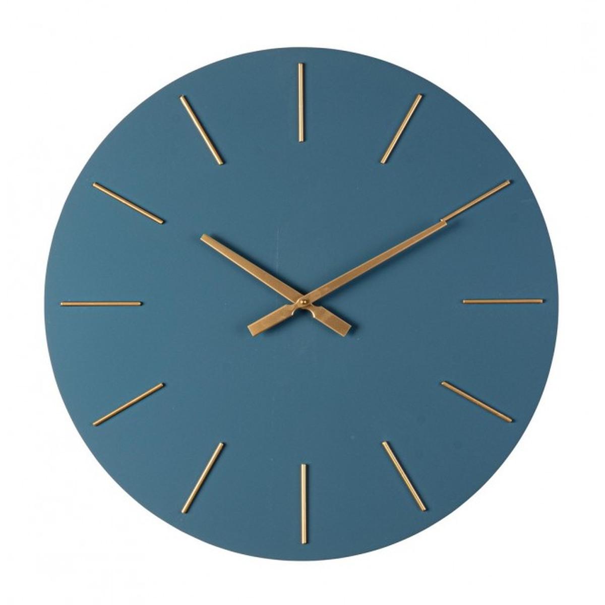 Orologio Parete Timeline Blu cm.Ã?60 | Bizzotto