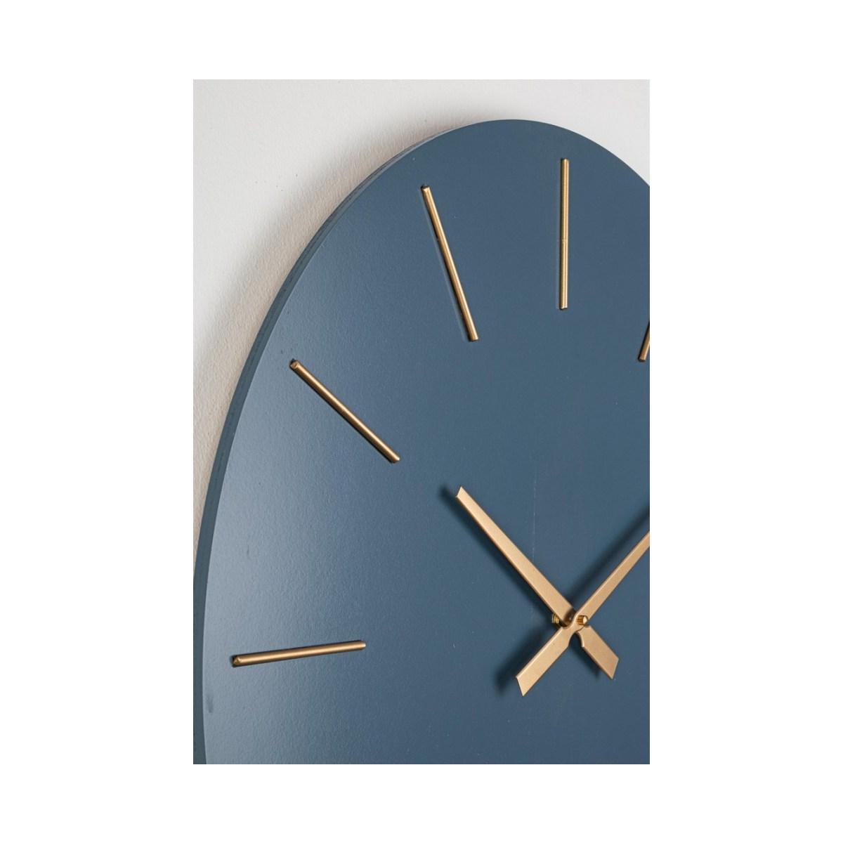 Orologio Parete Timeline Blu cm.Ã?60 | Bizzotto