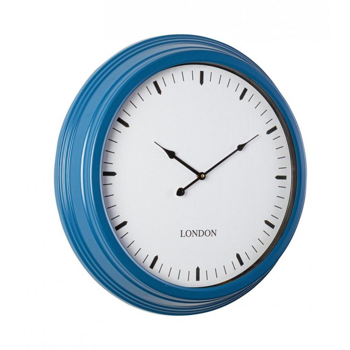 Orologio Parete Mathias Blu cm.Ã?58,5 | Bizzotto