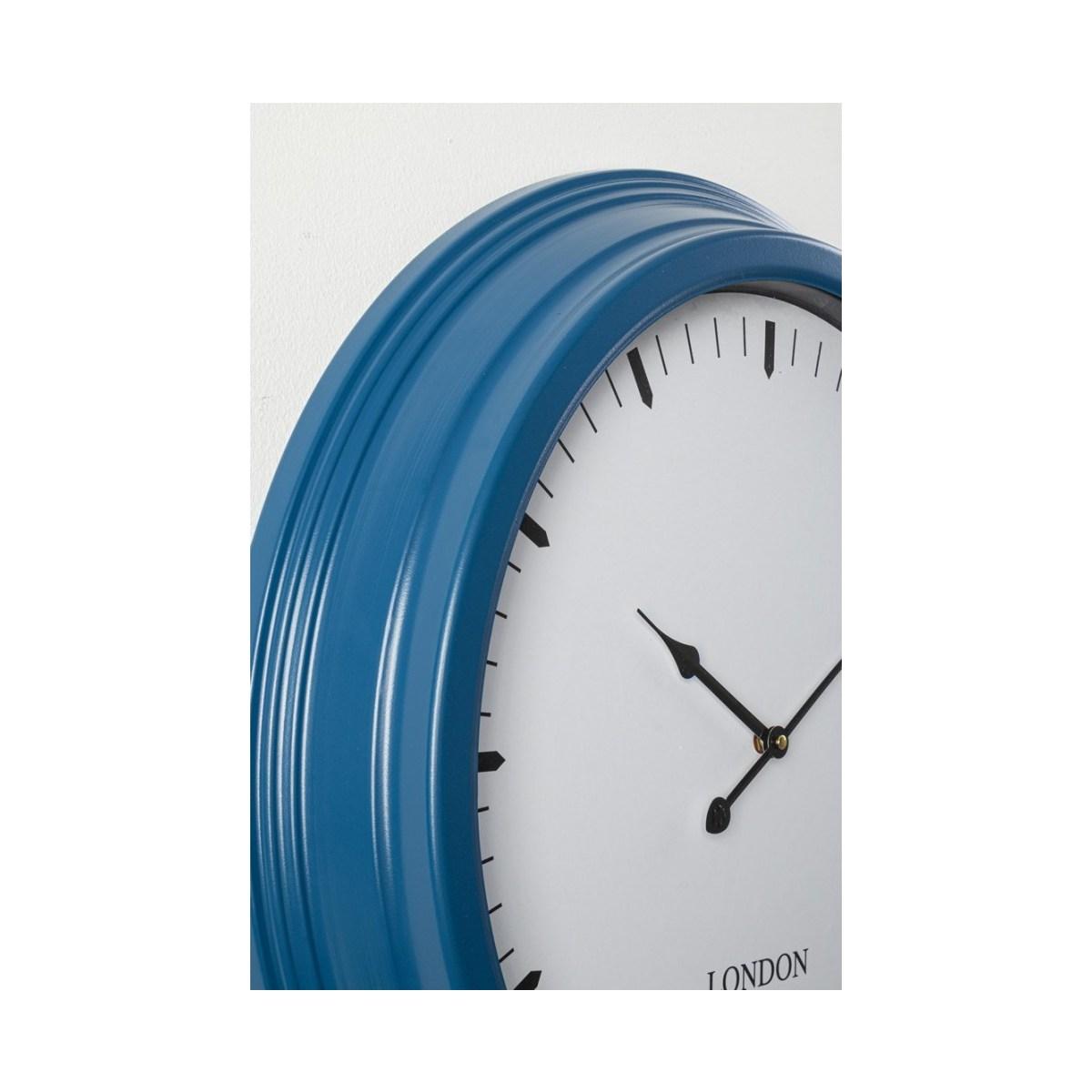 Orologio Parete Mathias Blu cm.Ã?58,5 | Bizzotto