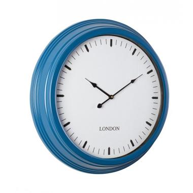 Orologio Parete Mathias Blu cm.Ã?58,5 | Bizzotto
