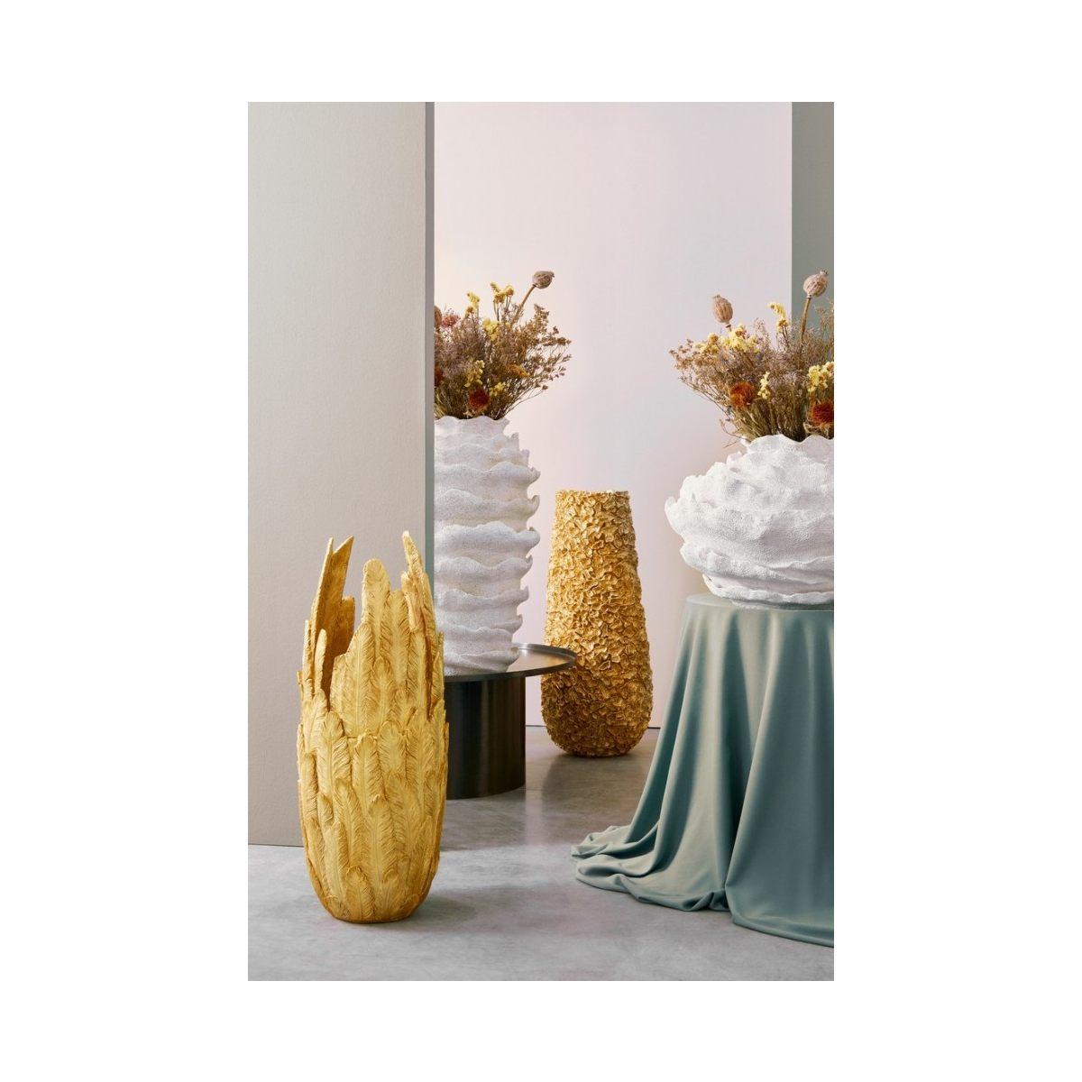 Portavaso Pavo Bomb. Bianco cm.H39.5 | Bizzotto