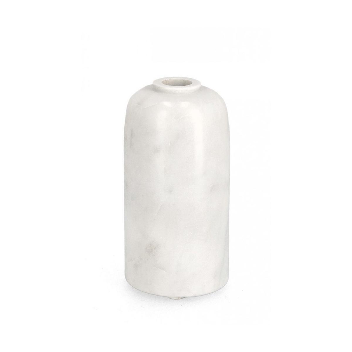 Portavaso Kandy To Marmo Bianco cm.H15 | Bizzotto