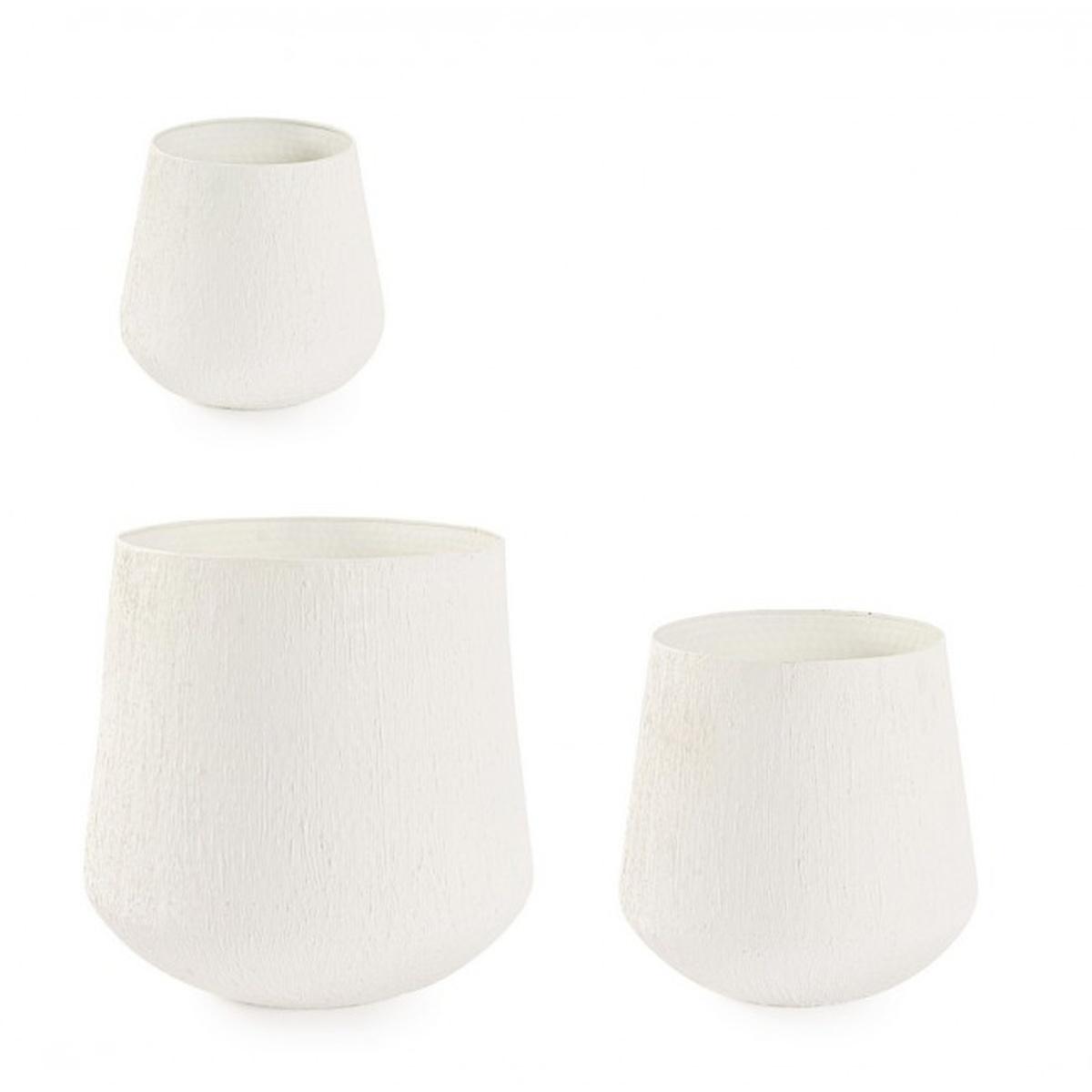 Portavaso Set pz.3 Kenar To Beige | Bizzotto